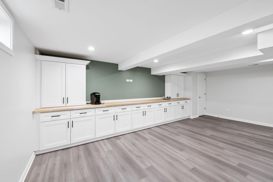 Clean Lines Basement Finishing in Edison Park Clean Lines Basement Finishing in Edison Park