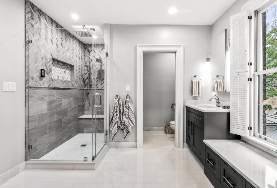 Luxury Master Bathroom Remodel In Wilmette