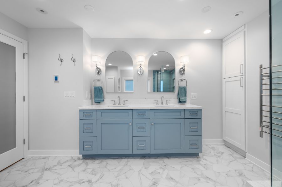 Custom Primary Bathroom Addition In Park Ridge