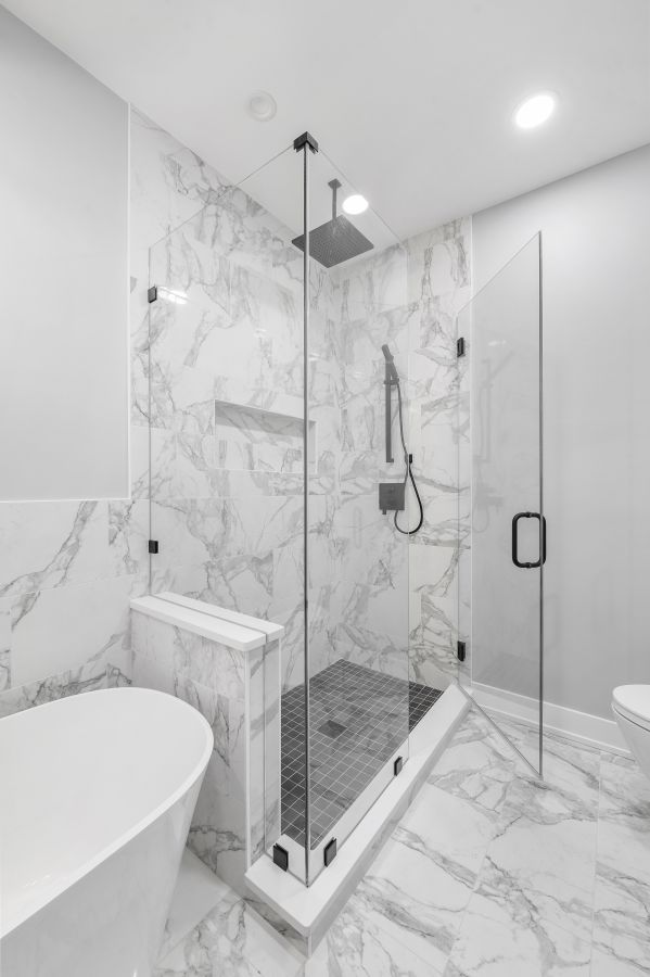 Clean Lines Master Bathroom Design