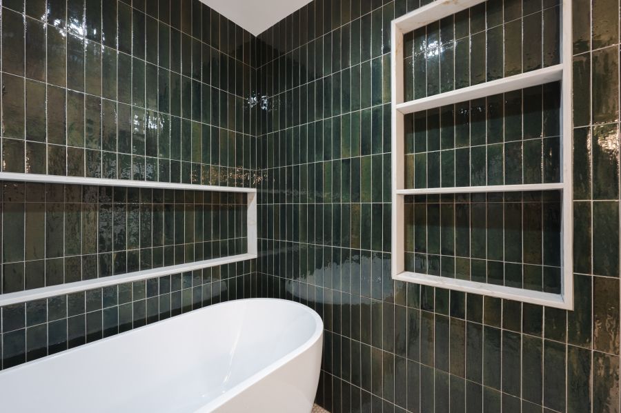 Primary Bathroom With Wet Room In Lincoln Park