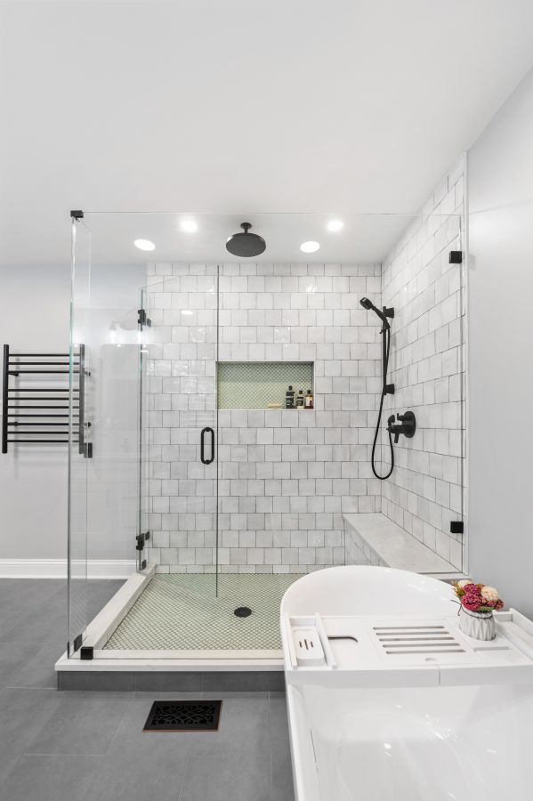 Spacious Arlington Heights Master Bathroom