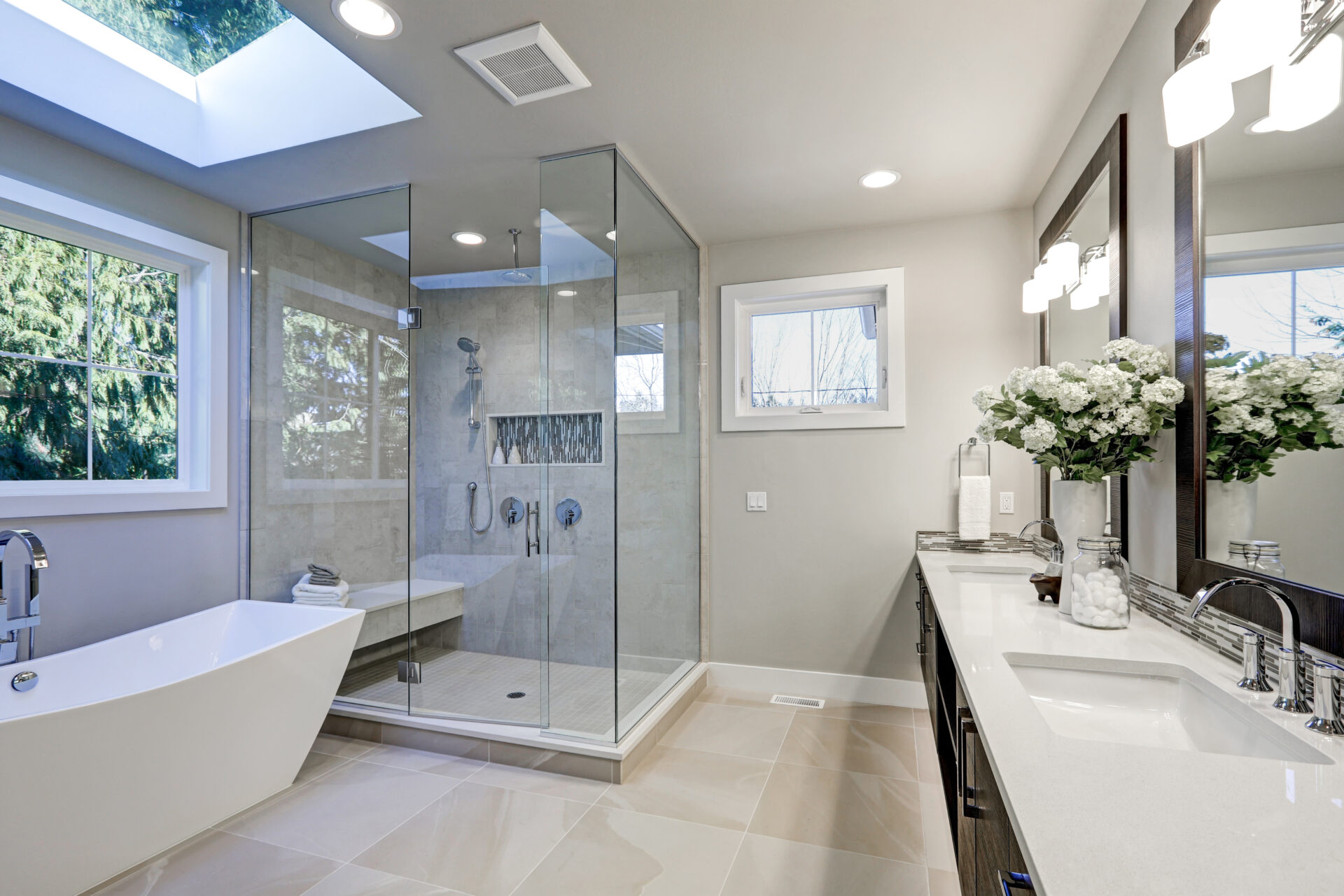 Recently remodeled Chicago bathroom by 4Ever Remodeling