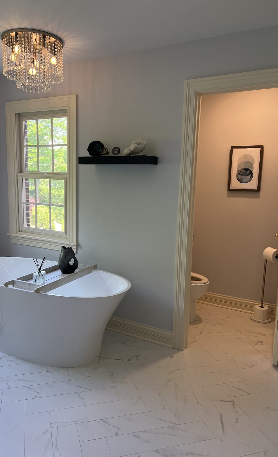 Luxury bathroom remodel for a Chicago homeowner