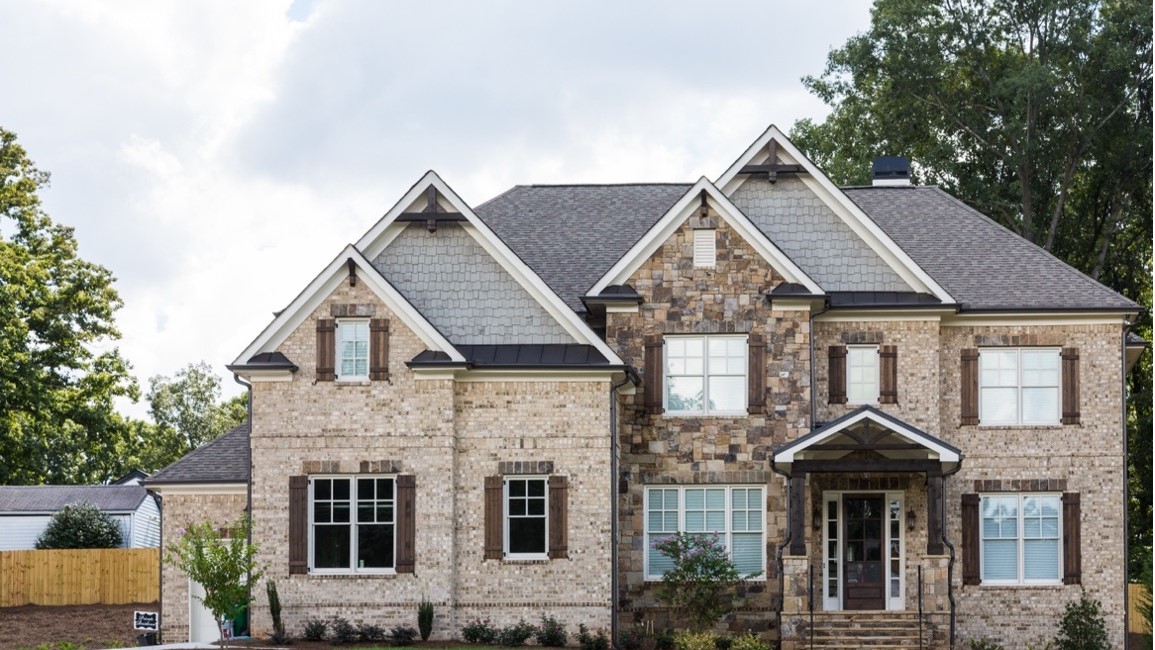 Brown stone and brick whole house remodel in Arlington Heights, IL