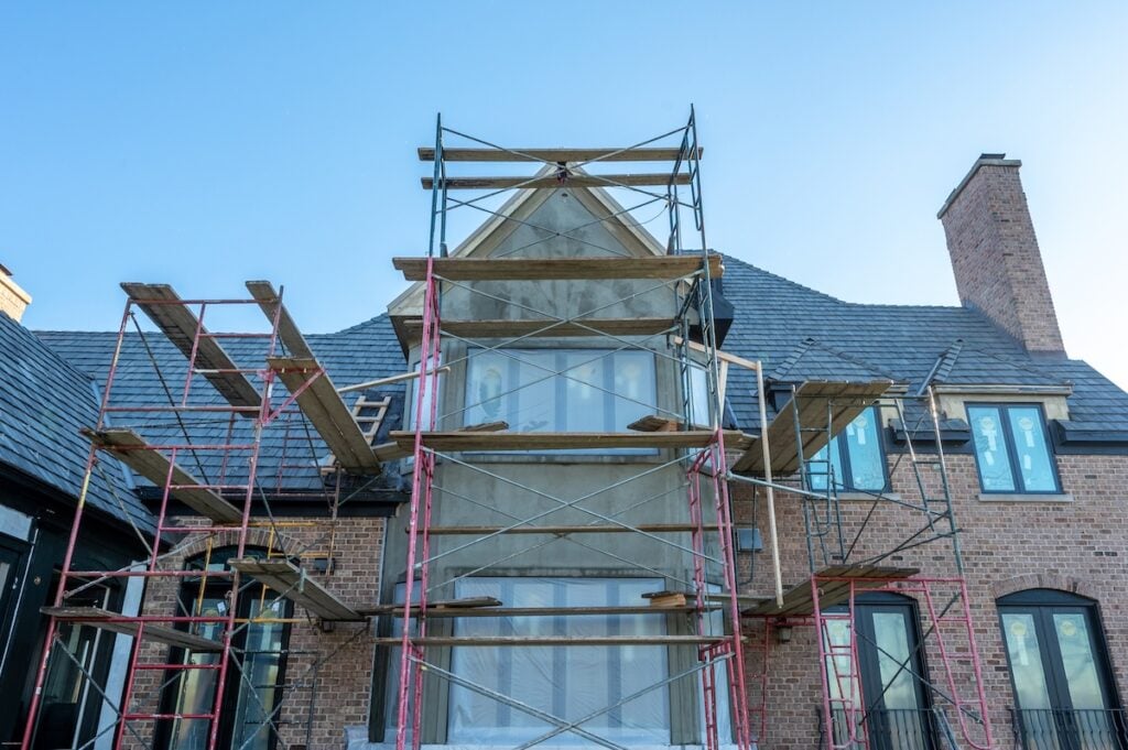 home remodel in progress