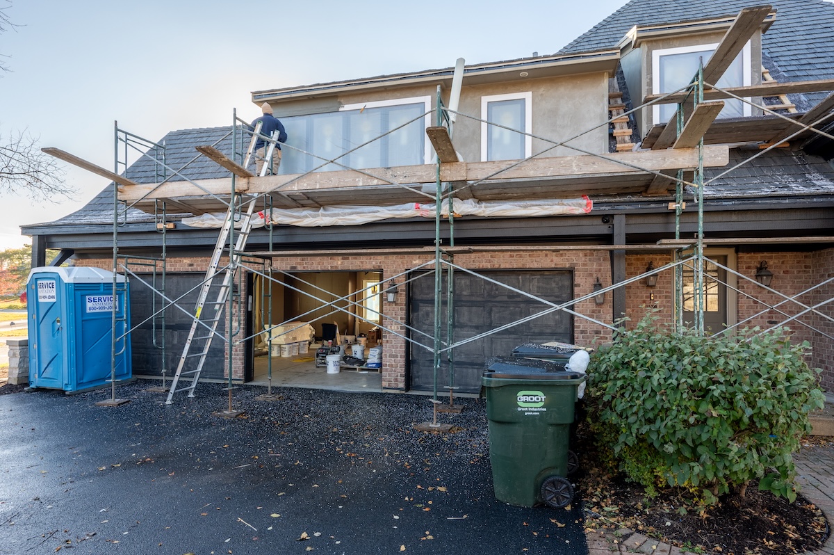 home remodel in progress