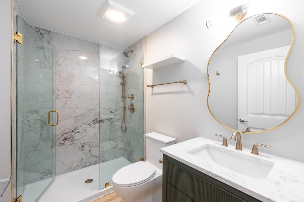 renovated bathroom