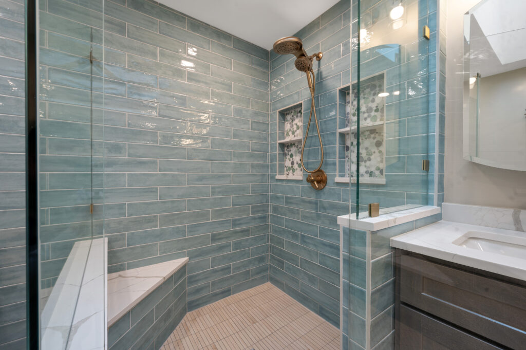 new shower tile