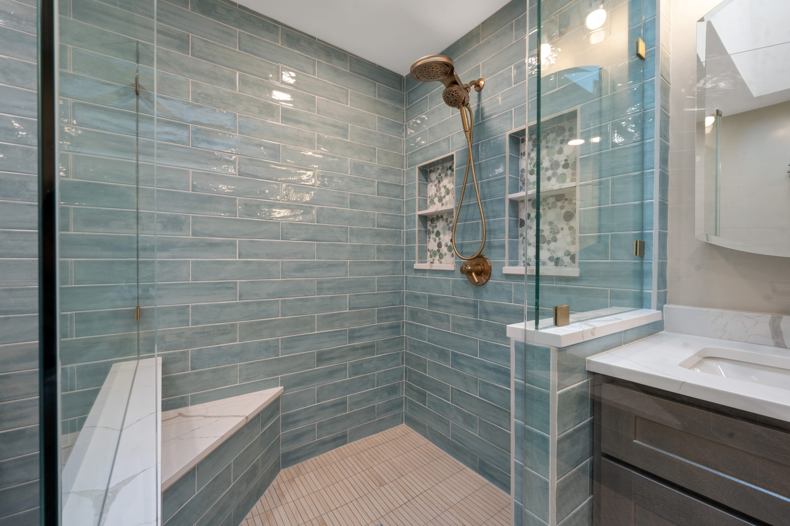 new shower tile