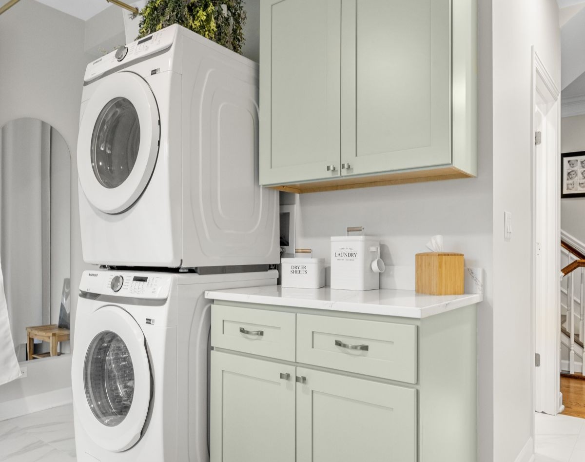 Remodeled laundry space