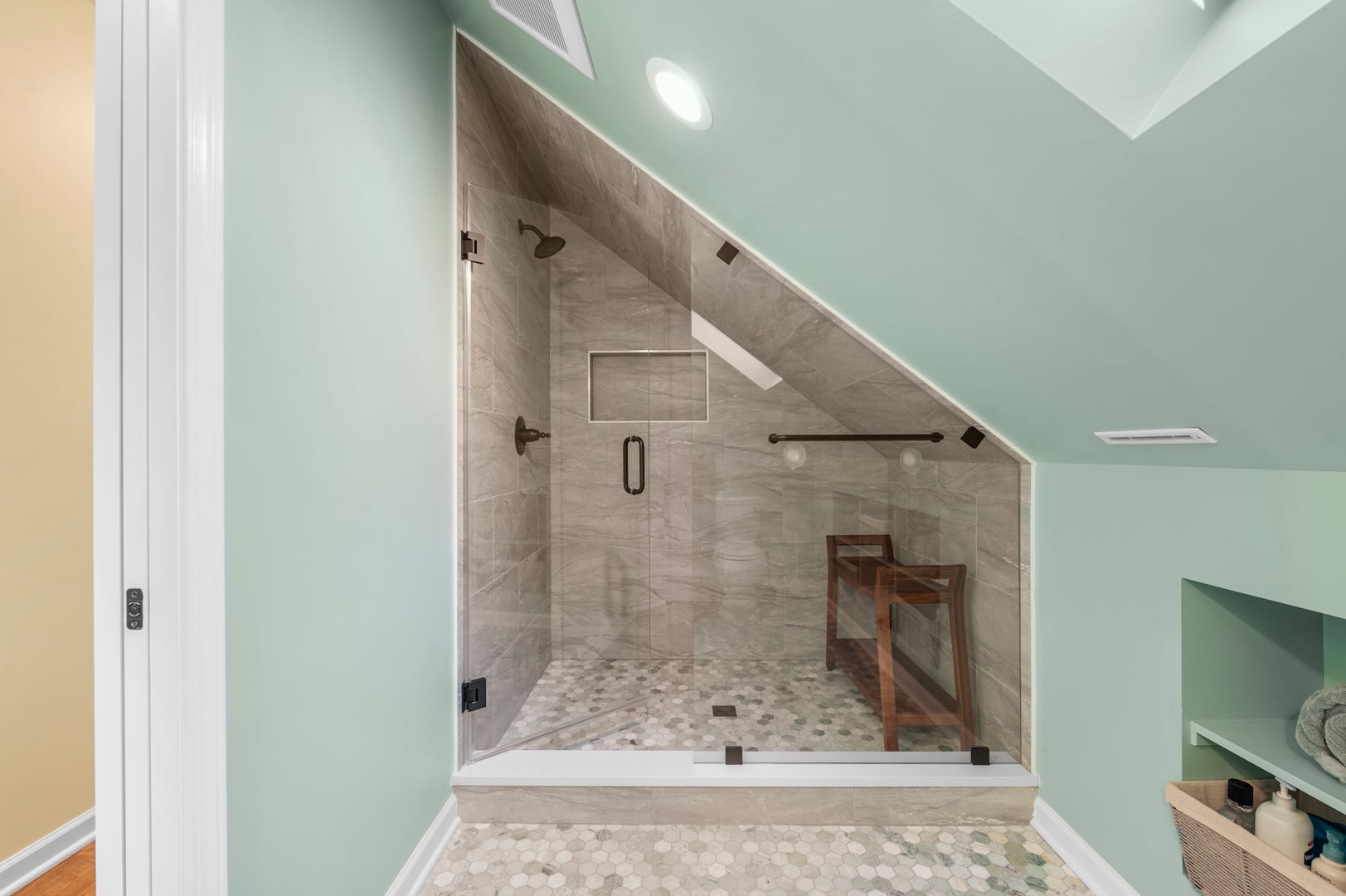 new shower update