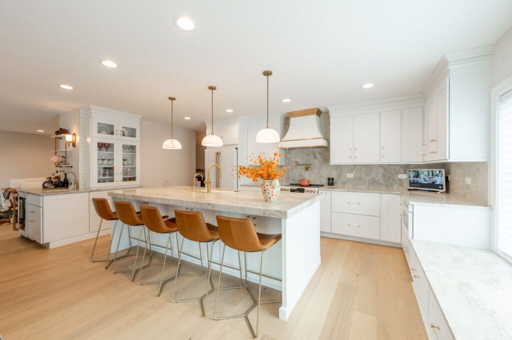 Large, open kitchen
