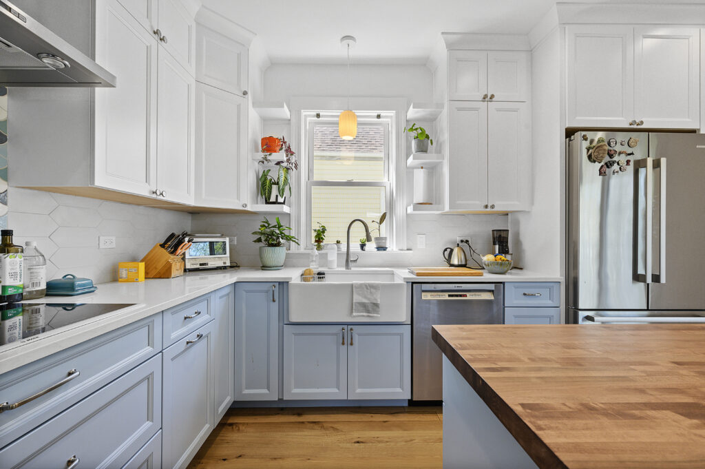 Bright kitchen remodel