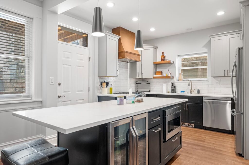 Bright, newly remodeled kitchen