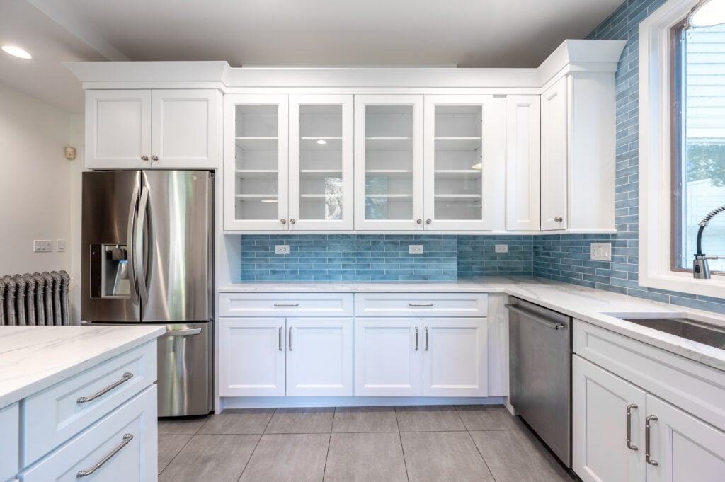 Remodeled kitchen cabinets
