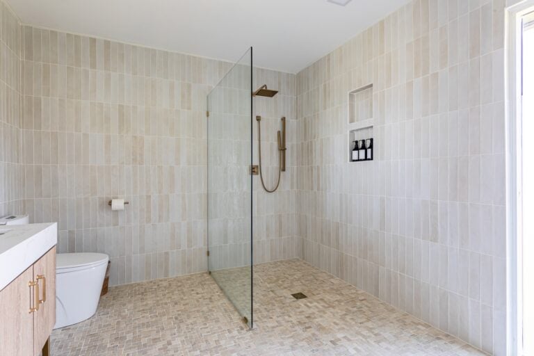 Walk in shower