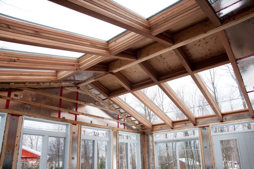 Building a house extension