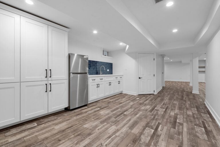 Basement remodel project