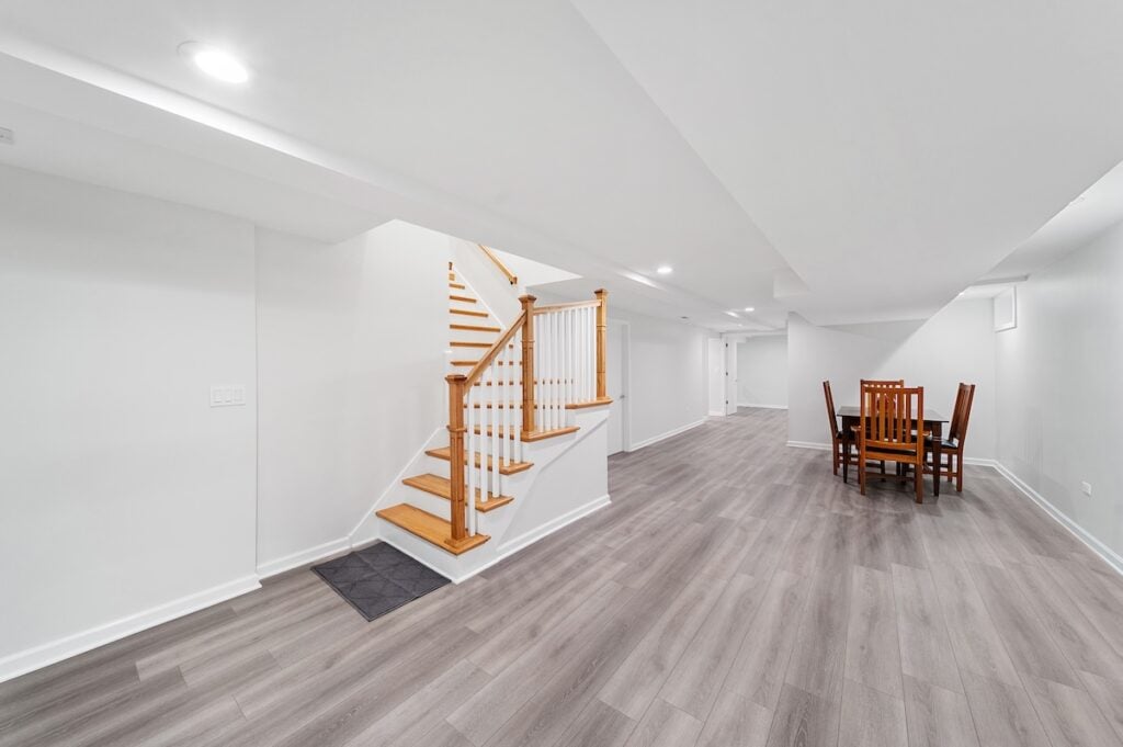 Basement remodel project