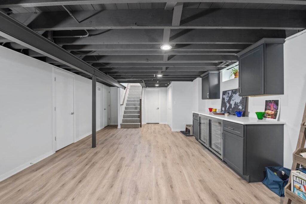 Basement renovation