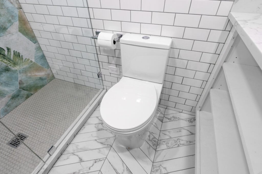 types of bathroom tiles white tiles