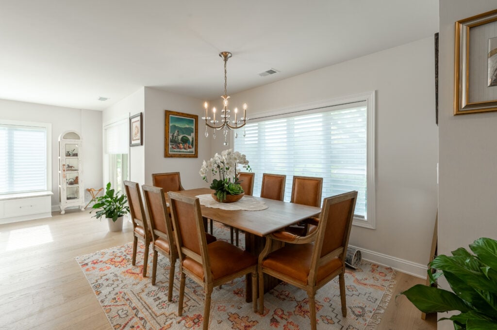 home remodeling new dinner table